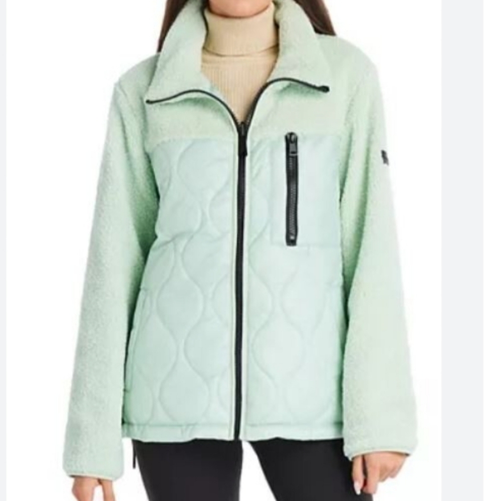 Ugg Jacket Coa Quilted Pockets Mint Sz Small
